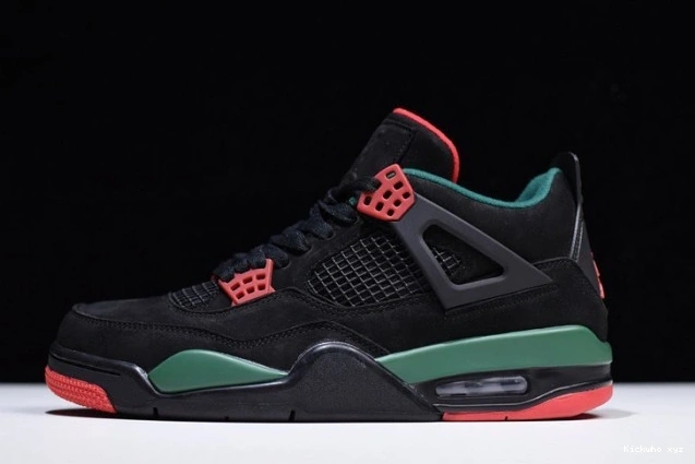 Gorge Jordan Green-Varsity GUCC Black 4 Red AQ3816-063 NRG Air 0520